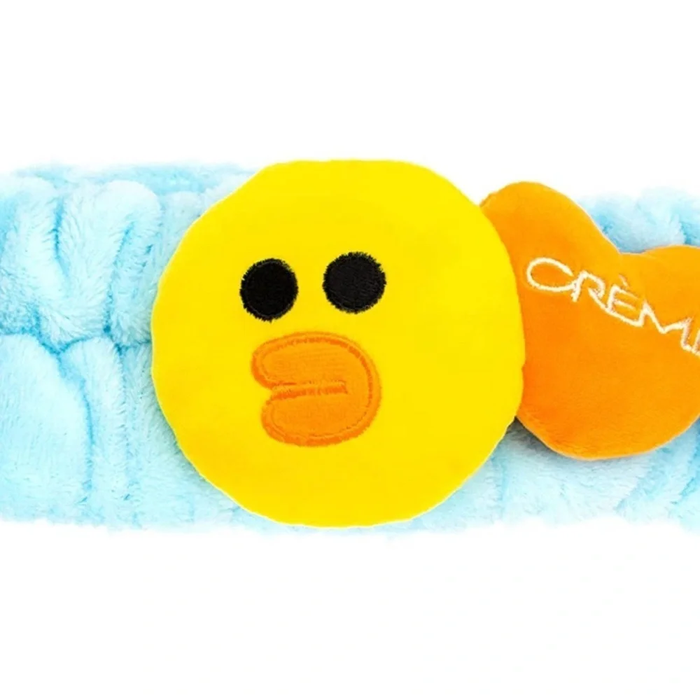 3D Teddy Spa Headband - Yellow and Orange - The Crème Shop *NEW*